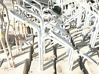 8 x metalen fietsrek met betonblok - afbeelding 1 van  4