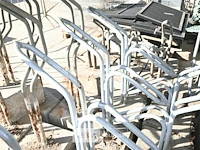 8 x metalen fietsrek met betonblok - afbeelding 3 van  4