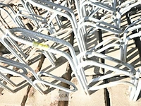 8 x metalen fietsrek met betonblok - afbeelding 2 van  4