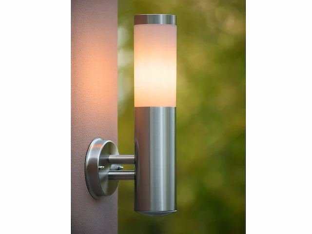 8 x mila s opaal buiten wandlamp rvs - afbeelding 1 van  5