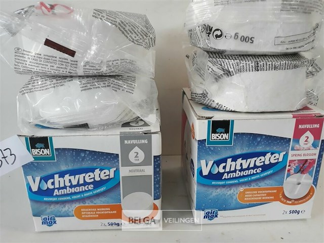 8 x navulling vochtvreter 500 gram bison - afbeelding 3 van  3