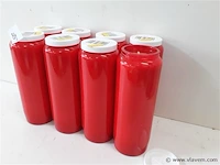 8 x noveenkaars rood 9-dagen - afbeelding 2 van  2