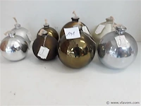 8 x olie lampje rond + 4 navulling - afbeelding 2 van  2