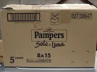 8 x pampers sole e luna luiers (15 stuks) - afbeelding 1 van  4