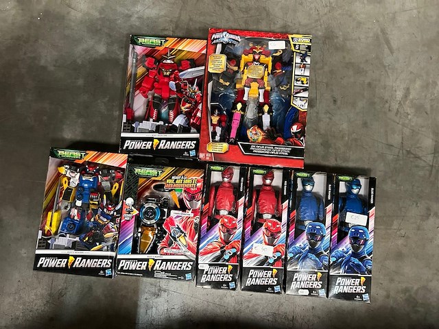 8 x power rangers speelgoed - afbeelding 1 van  3
