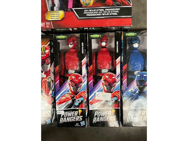 8 x power rangers speelgoed - afbeelding 3 van  3