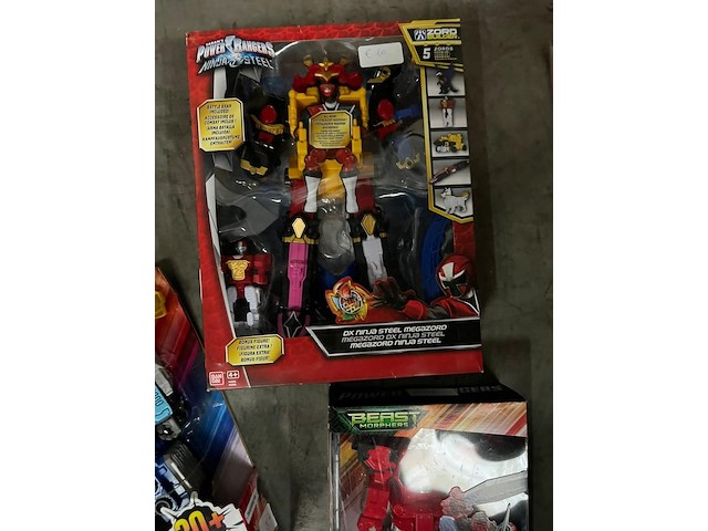 8 x power rangers speelgoed - afbeelding 6 van  6