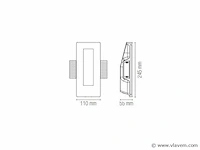 8 x pure series arel wand inbouw spots - afbeelding 9 van  10