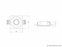 8 x pure series design inbouw spots - afbeelding 3 van  9