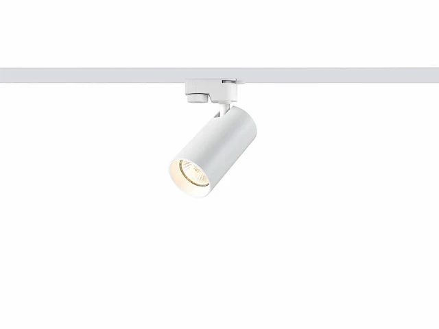 8 x railspot gu10 armatuur 12cm wit met ring draaibaar - afbeelding 1 van  4
