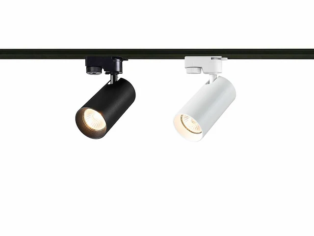 8 x railspot gu10 armatuur 12cm wit met ring draaibaar - afbeelding 3 van  4