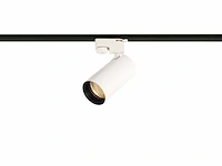 8 x railspot gu10 armatuur cilinder zand wit met zwart ring draaibaar - afbeelding 2 van  5