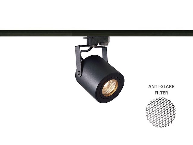 8 x railspot gu10 armatuur cilinder zand zwart draaibaar - afbeelding 3 van  6