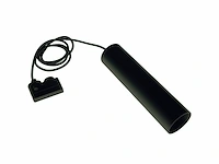 8 x railspot gu10 decoratief hanglamp cilinder 24cm zand zwart - afbeelding 7 van  8