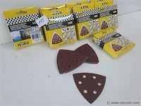8 x schuurschijven driehoek 12 stuks - afbeelding 2 van  2