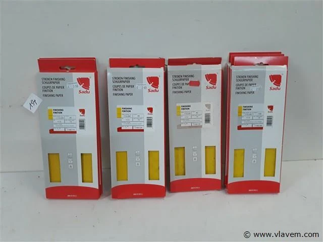 8 x schuurstroken 115x280 mm 10 stuks - afbeelding 1 van  2