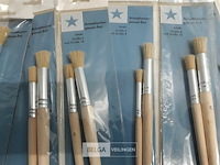 8 x sjabloneerborstels 2 stuks - afbeelding 3 van  3