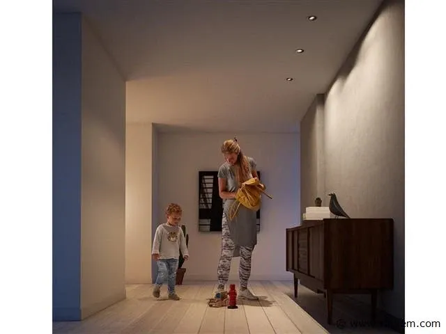 8 x slv badkamer led inbouwspots zwart - afbeelding 4 van  6