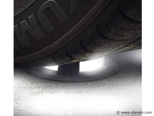 8 x solar 4 lichts led grond spot zilver - afbeelding 5 van  8