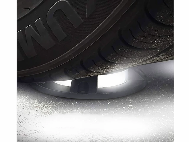 8 x solar 4 lichts led grond spot zilver - afbeelding 4 van  9