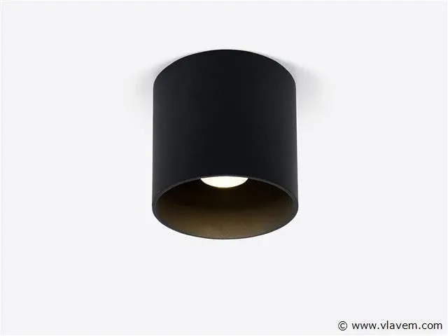 8 x solo tube plafond spot zwart - afbeelding 9 van  9