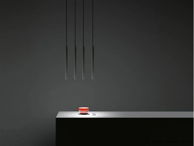 8 x solo tube slim design hanglamp zwart - afbeelding 1 van  11
