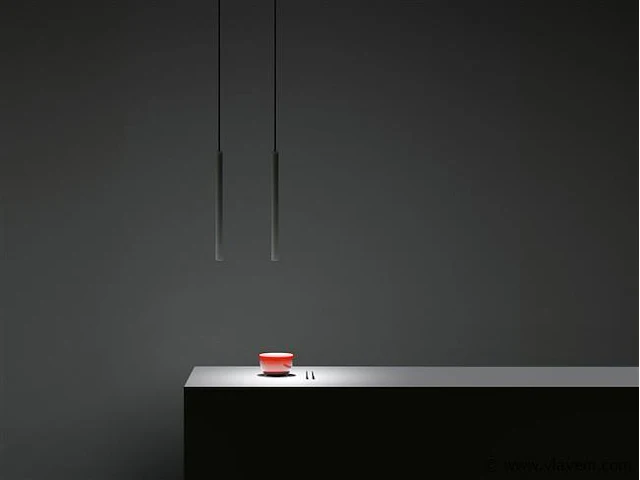 8 x solo tube slim design hanglamp zwart - afbeelding 5 van  11