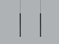 8 x solo tube slim design hanglamp zwart - afbeelding 2 van  11