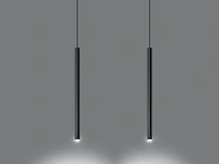 8 x solo tube slim design hanglamp zwart - afbeelding 4 van  11
