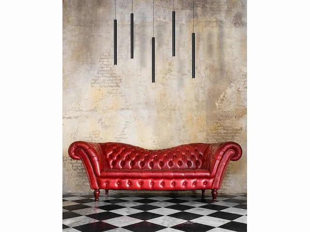 8 x solo tube slim design hanglamp zwart - afbeelding 7 van  11