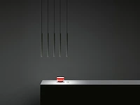 8 x solo tube slim design hanglamp zwart - afbeelding 1 van  8