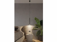 8 x solo tube slim design hanglamp zwart - afbeelding 4 van  8