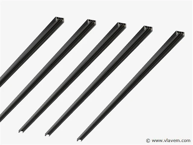 8 x spanningsrail 200 mat zwart - afbeelding 1 van  7