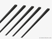 8 x spanningsrail 200 mat zwart - afbeelding 1 van  7