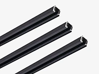 8 x spanningsrails set 100 mat zwart - afbeelding 1 van  8