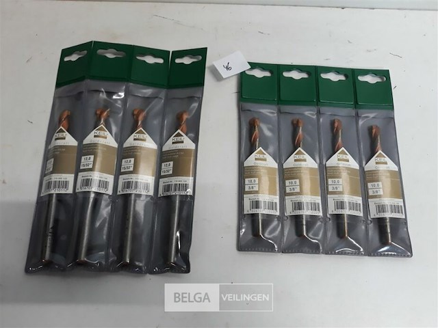 8 x universeelboor 4 x 10mm + 4 x 12mm - afbeelding 1 van  3