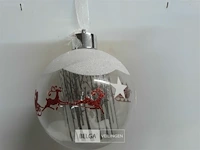 8 x verlichte kerstbal 11 cm - afbeelding 3 van  3