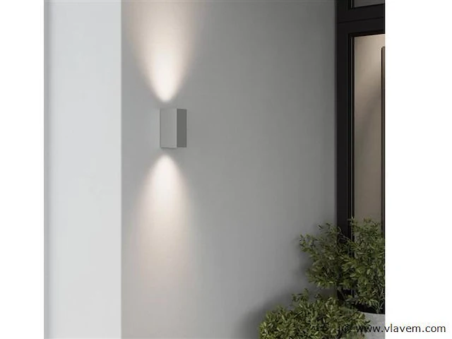 8 x wallight 2.0 wand armatuur rvs - afbeelding 3 van  7