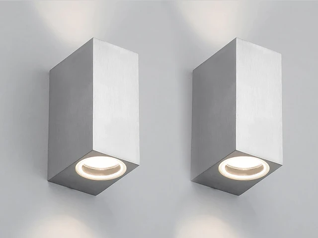 8 x wallight 2.0 wand armatuur rvs - afbeelding 1 van  7