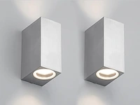 8 x wallight 2.0 wand armatuur rvs - afbeelding 1 van  7