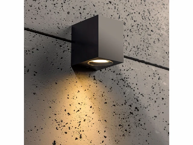 8 x wallight eco 1.0 buiten armatuur zwart - afbeelding 1 van  9