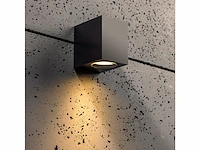 8 x wallight eco 1.0 buiten armatuur zwart - afbeelding 1 van  9