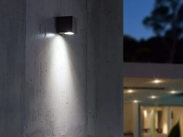 8 x wallight eco 1.0 buiten armatuur zwart - afbeelding 5 van  9
