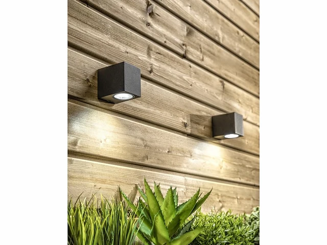 8 x wallight eco 1.0 buiten armatuur zwart - afbeelding 8 van  9
