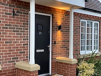 8 x wandlamp cilinder gu10 duo fitting zand zwart waterdicht - afbeelding 2 van  4