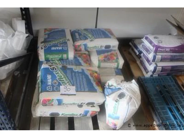 8 zakken tegellijm mapei, keraflex s1 - afbeelding 1 van  2