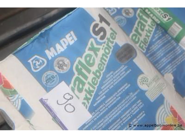 8 zakken tegellijm mapei, keraflex s1 - afbeelding 2 van  2