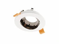 80 x gt ares r kantelbare inbouwspots wit zwart chroom - afbeelding 3 van  3
