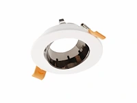 80 x gt ares r kantelbare inbouwspots wit zwart chroom - afbeelding 3 van  3