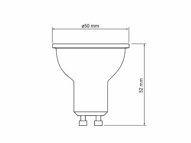 80 x gt ledlampen met lens gu10, 4000k - afbeelding 4 van  9